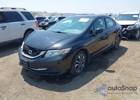 2013 Honda Civic Ex из США, поврежденный, VIN 19XFB2F87DE257909